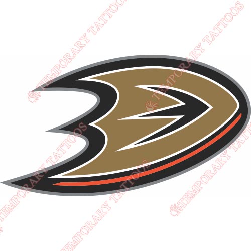 Anaheim Ducks Customize Temporary Tattoos Stickers NO.57